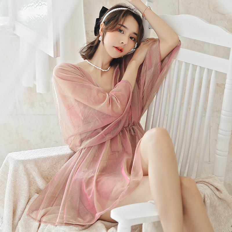 2026新款韩版加肥大码泳衣女胖mm0斤比基尼性感蕾丝裙式三件套