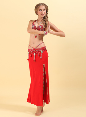 2026新款万圣节肚皮舞服装广场舞表演服成人女演出服印度舞东