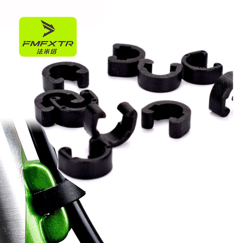 个车架C型扣线管油管卡扣山地公路自行车套线用扣U型扣塑料线卡