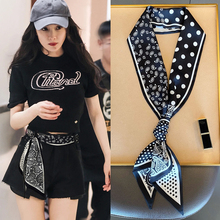 丝巾腰带女2025新款腰间装饰搭配裙子牛仔裤长条小丝带高级感百搭