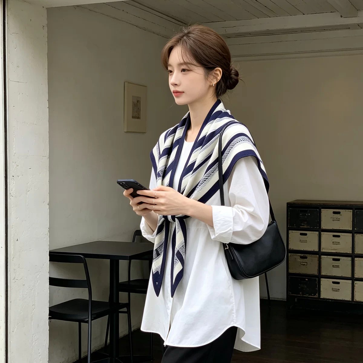 丝巾女款2026新款系脖高级感图片