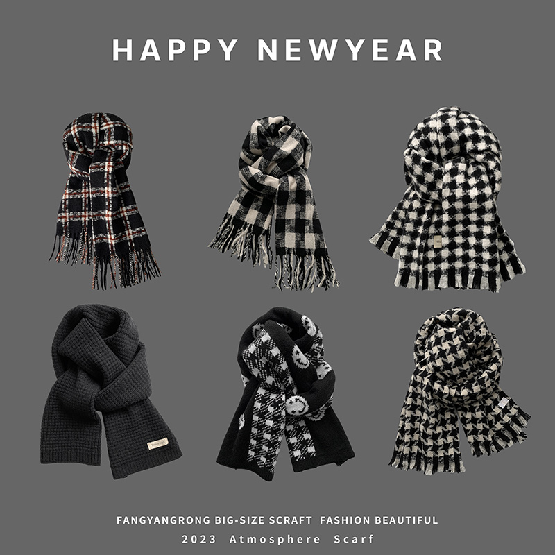 围巾围脖女冬季2025新款学生