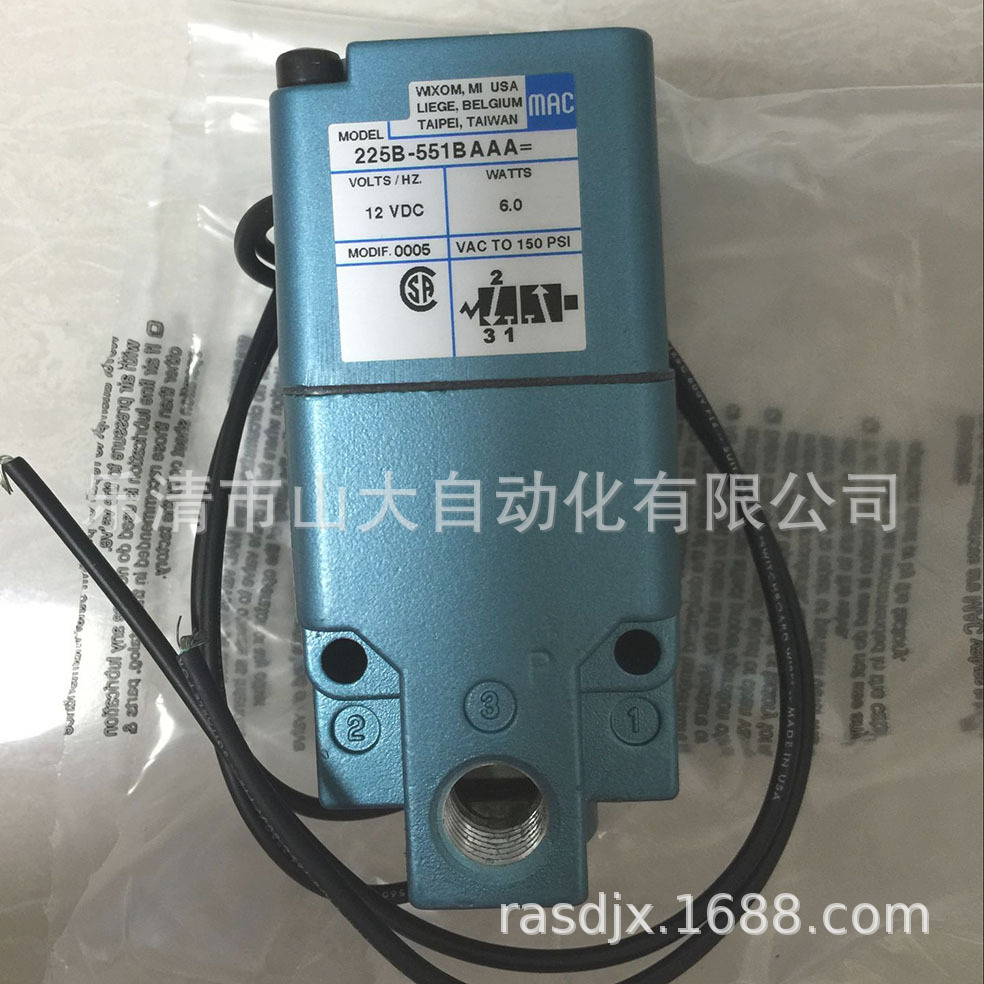 销售原装美国高频电磁阀225B-111JA-121CAAA-551BAAA