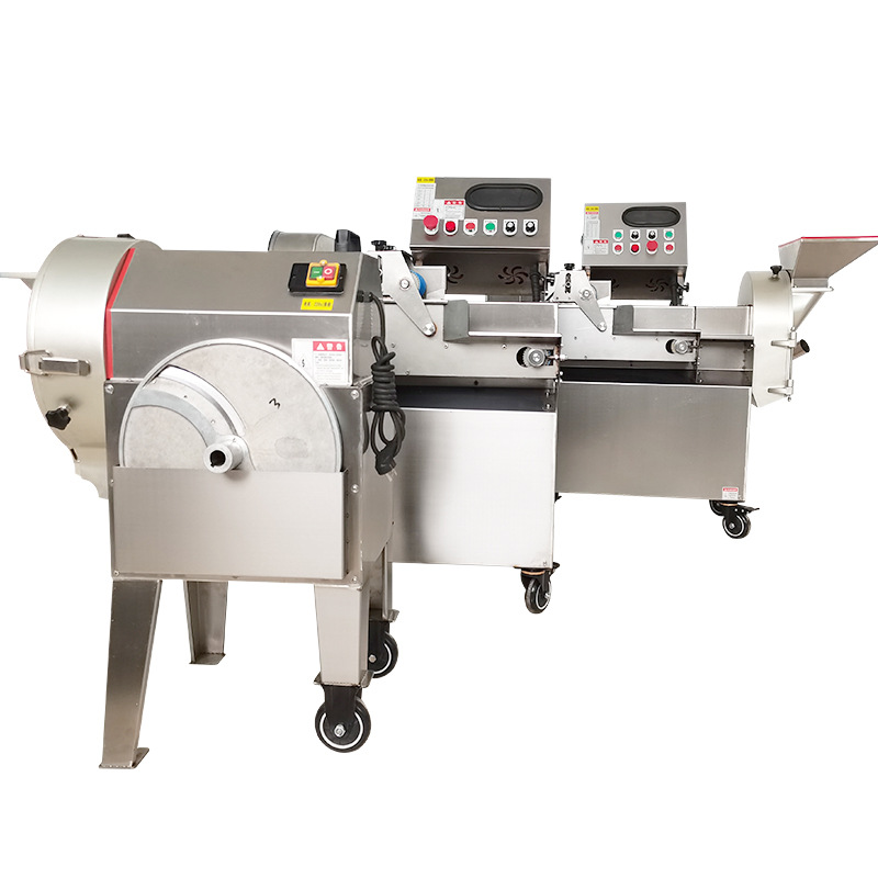 切菜机商用电动不锈钢切菜机食堂多功能切丝切片切丁一体机