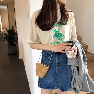 《麦子成熟时》小黄草包斜背草编包 夏日小编织包ins复古色挂饰包