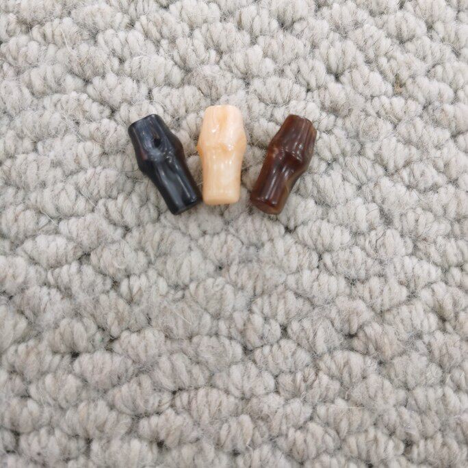 树脂仿竹节橄榄扣女装大衣皮草扣