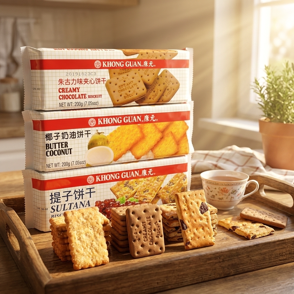 康元饼干提子朱古力夹心椰子奶油童年怀旧老式经典零食早餐下午茶