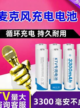 beston佰仕通 KTV麦克风专用大容量电池 3300mah5号充电电池