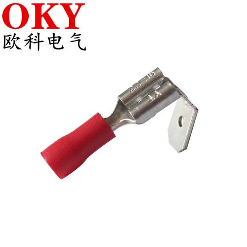 PBDD1.25-250肩背形公母6.3插簧预绝缘插端子2-250插拔式接线端头