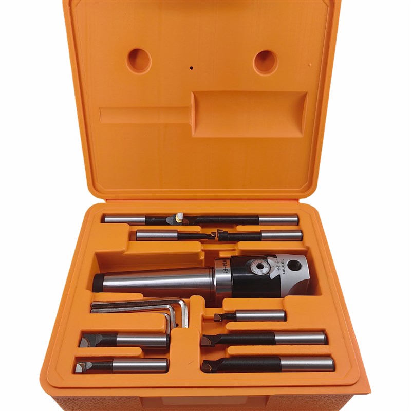 F1镗头套装 MT4-F1-9PCS M16螺纹套装G MT4镗刀柄 F1-12mm镗头镗