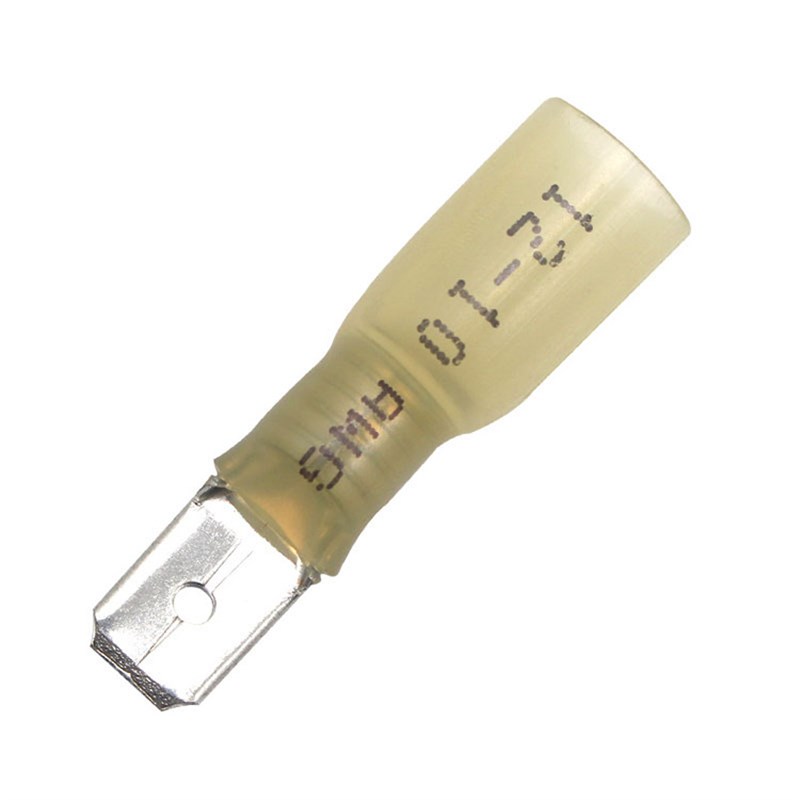 尼龙防水热缩MDNY/FDNY公母对F插冷压端子公母绝缘插簧插片端头