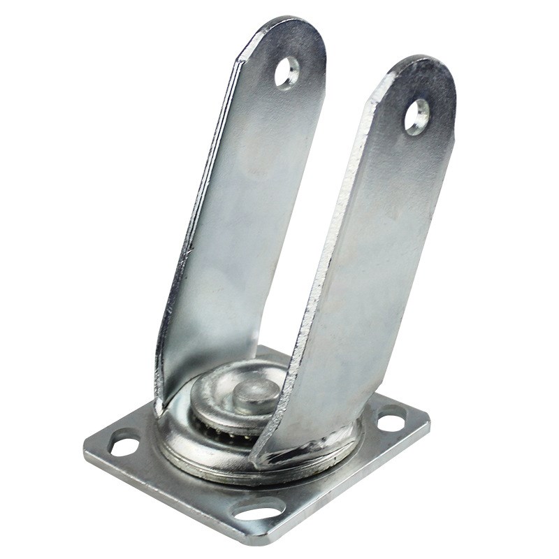 脚轮支架重型加厚4/5/6/8寸手推G车向万向脚轮拖车支架轮子配件