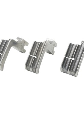 电脑平缝机左右双槽压脚36069DCG 1/4左右两用嵌线压脚棉绳压脚