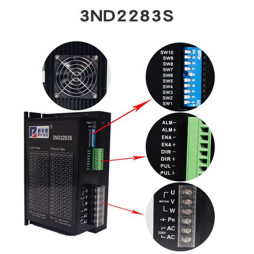 三相步进电机驱动器3DM2283S/3ND2283S/3ND2283增强型