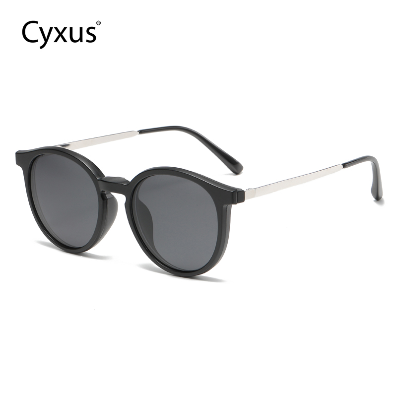 cyxus圆框磁吸套镜五合一墨镜