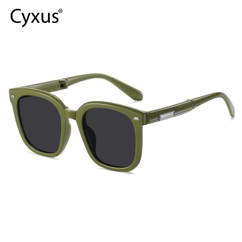 cyxus时尚折叠墨镜偏光超轻
