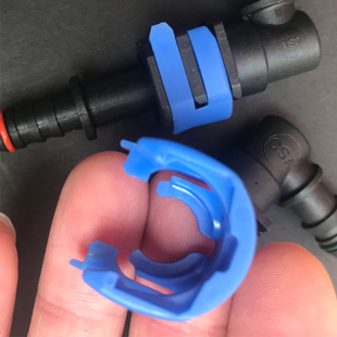 燃油管接头适用别克汽车英朗刹车电子真空助力泵弯头接口卡扣卡子