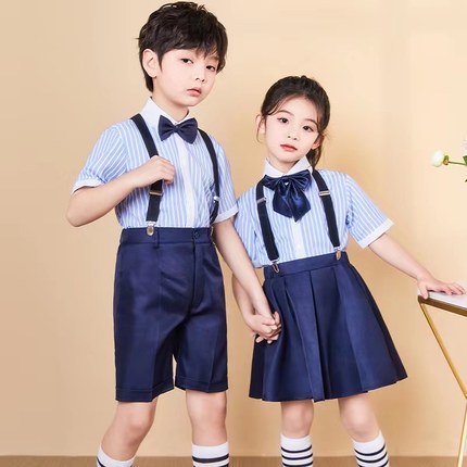 六一儿童合唱演出服幼儿园校服表演服男女花童小学生主持礼服套装