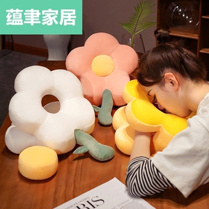 夏季花朵双面办公室午休枕午睡神器学生儿童趴睡手枕女生睡觉抱枕