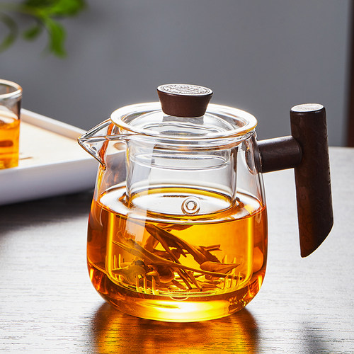 高硼硅耐热玻璃壶茶水分离泡茶壶