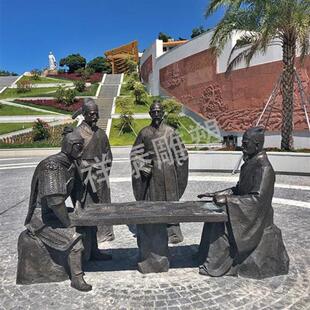 铸铜雕塑抽象古代名人户外园林校园民俗文化景观现代人物雕塑