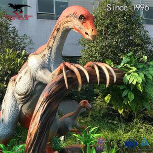 自贡仿真恐龙模型制作工厂华龙科技软体硅胶恐龙模型摆件