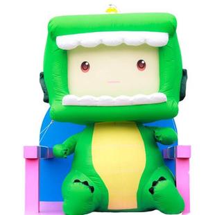 定制卡通充气气模商场吉祥物卡通户外大型充气模型行走公仔气模