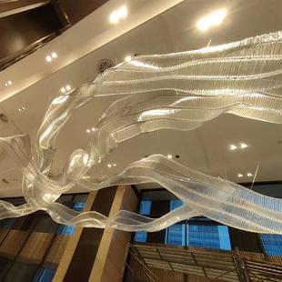 沙盘水晶灯饰轻奢创意酒店宾馆前台商场灯具大厅个性 酒店大堂吊灯