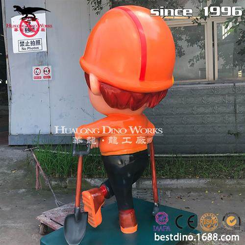 卡通玩偶娃娃玻璃钢模型美陈摆件恐龙厂家从事仿真动物昆虫制作