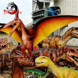 电子恐龙模型仿真翼龙产品机械恐龙翅膀动态悬挂挂件