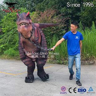 定制霸王龙皮套新款 恐龙厂家商场游乐园引流神器 恐龙皮套服装