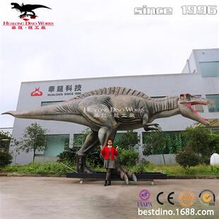 亲子乐园产品仿真恐龙模型骨架机械电动暹罗龙工厂制作