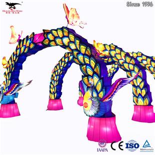 主题夜游彩灯花灯引流美陈打卡拍照景区商场亮化产品来图制作