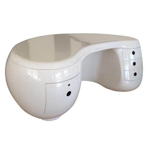 玻璃钢烤漆前台公司售楼部咨询服务台酒店大堂现代创意异形迎宾台