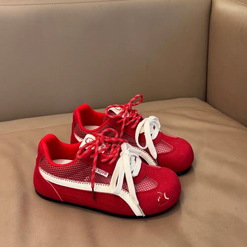 香港红网面德训鞋透气鞋女运动款