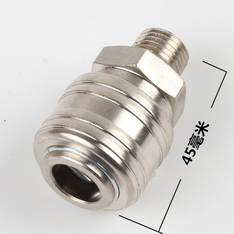 德式气管快速接头 欧式接头美式接头W外丝母头接头