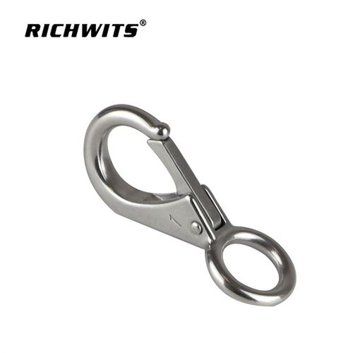 不锈钢向钩 固弹簧钩 船用织D带挂钩 游艇帆船挂钩船用五金