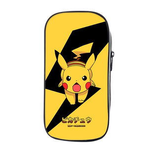 皮卡丘小学生大容量耐脏笔袋文具盒一年级铅笔袋幼儿园男女孩版通用儿童小孩用网红ins多功能2022新高颜值