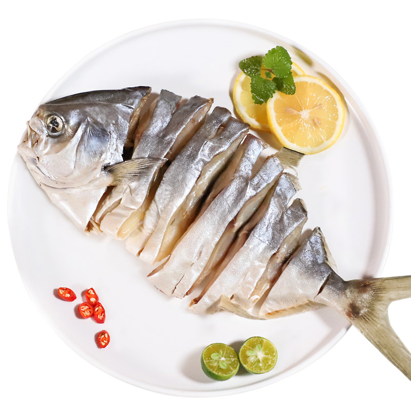 新鲜金鲳鱼干海捕金仓鱼咸鱼淡干湛江海鲜金昌鱼干货包装水产包邮