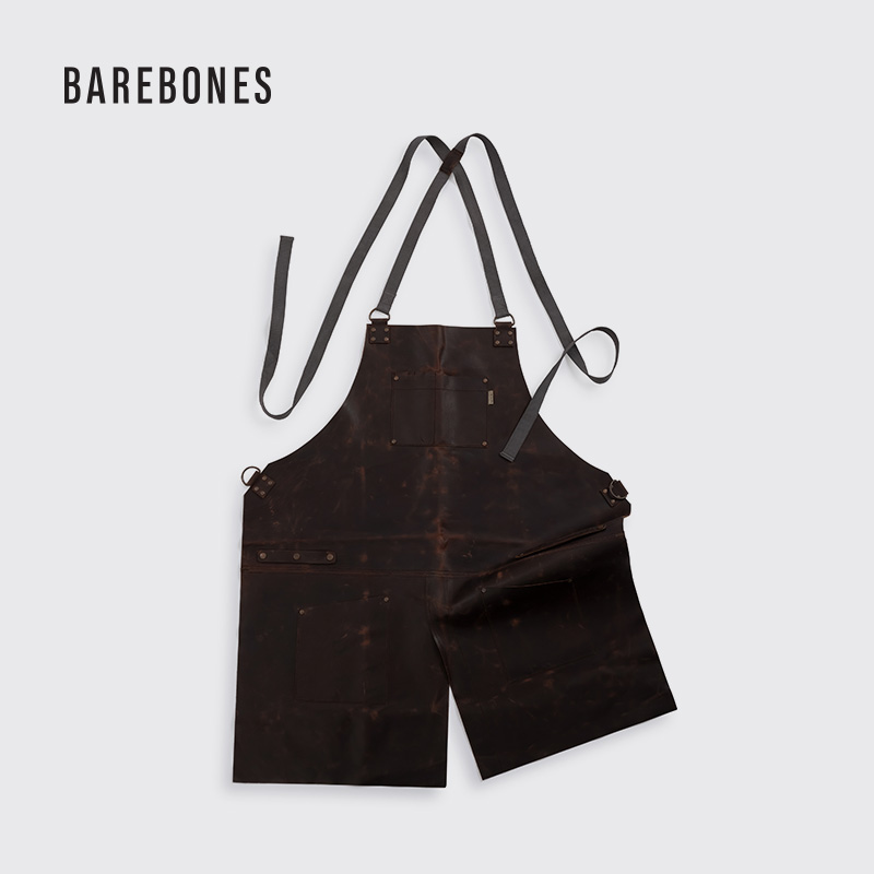barebones围裙防水耐脏防油牛皮