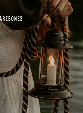 BAREBONES北邦复古圆筒蜡烛灯笼室内氛围感长续航照明原创蜡烛灯