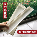 窄阳台专用多肉花盆托盘窗台花架塑料超长条长型长方形接水盘