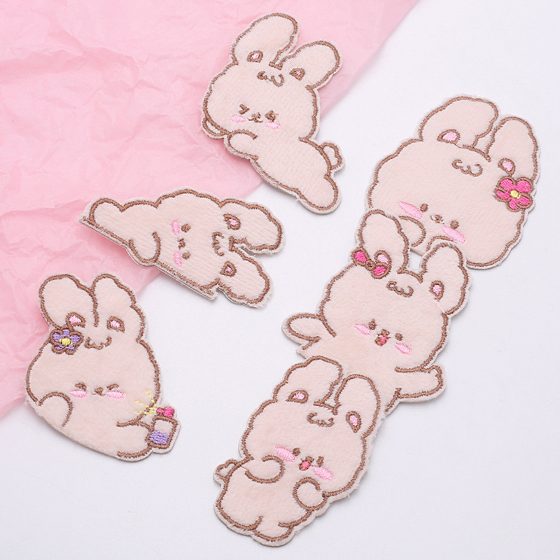 粉色兔子补丁贴146614