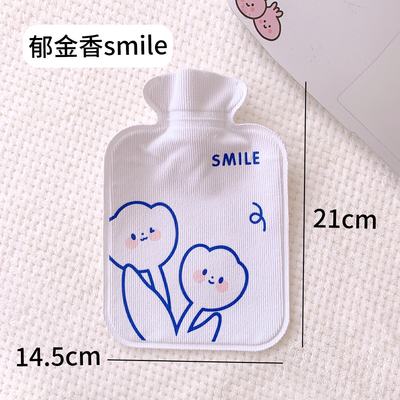 推荐Cartoon hot T water bag water injection warm belly hot-w