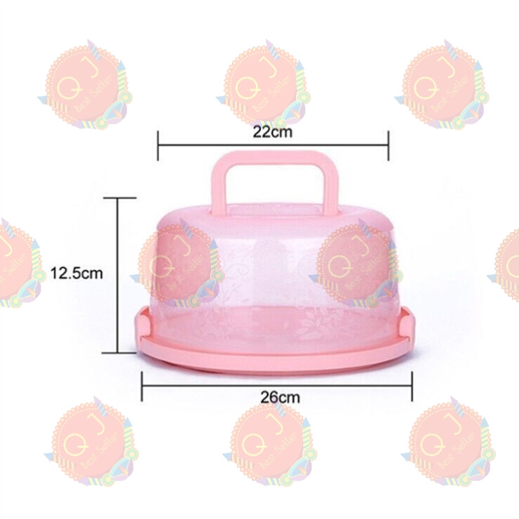 Reusable Oplastic cake box foAod grade material birthday c