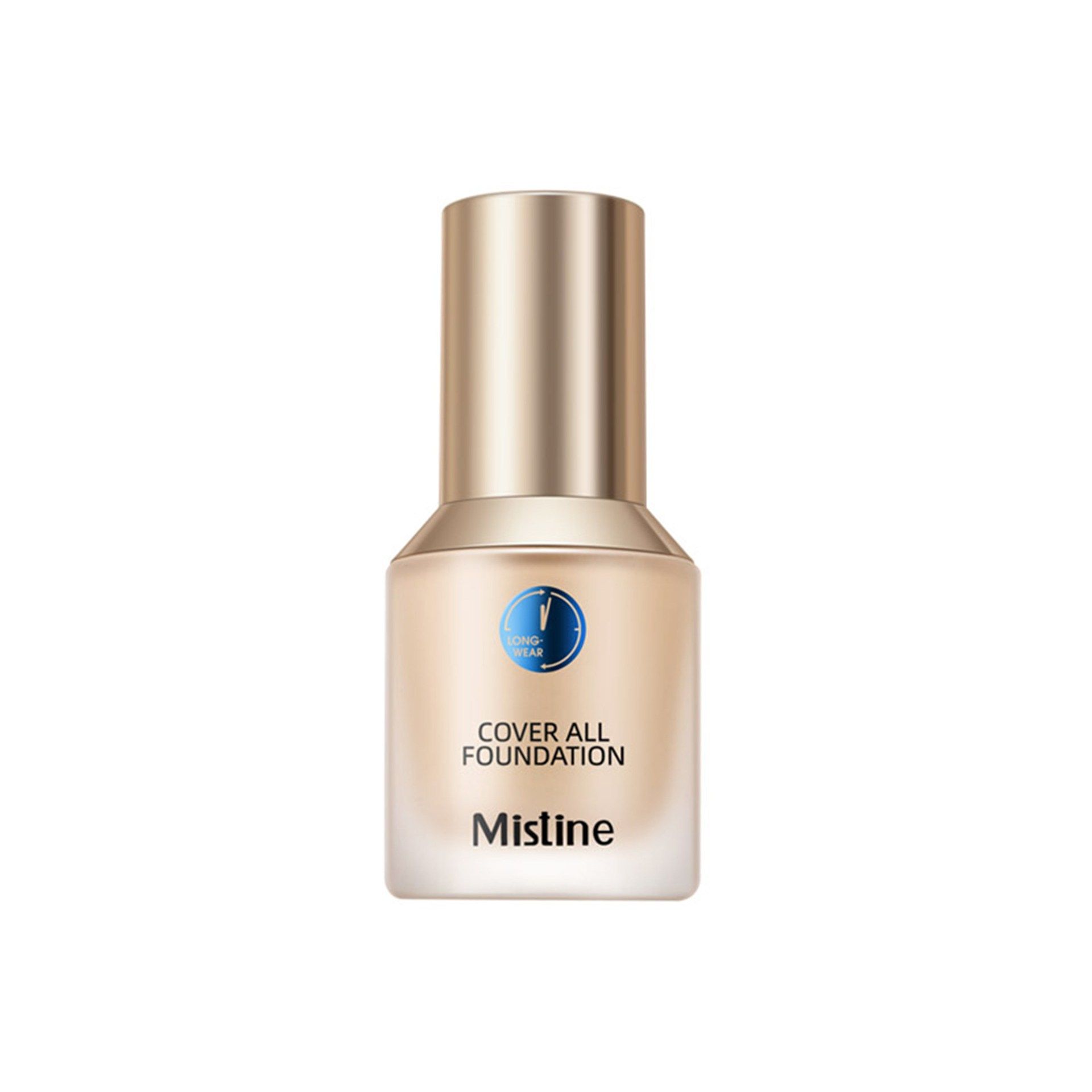 mistine蜜丝婷小蓝盾粉底液混干油皮保湿遮瑕控油持久不脱妆官方