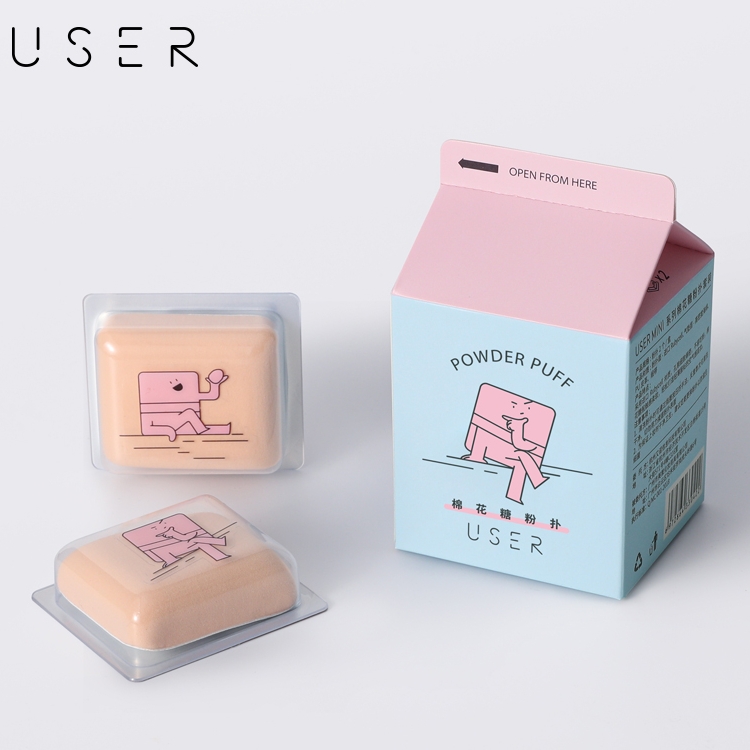 USER系列棉花糖粉扑两只化妆