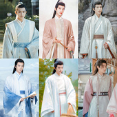 影视古装 男士 汉服公子服富商群演剧组舞台话剧飘逸仙气汉服演出服