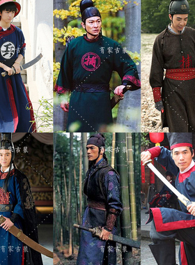 影视古装清明宋朝官兵服古代捕快服棉麻服装衙门士兵官差带刀侍卫