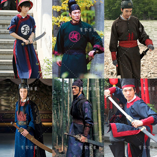 影视古装清明宋朝官兵服古代捕快服棉麻服装衙门士兵官差带刀侍卫